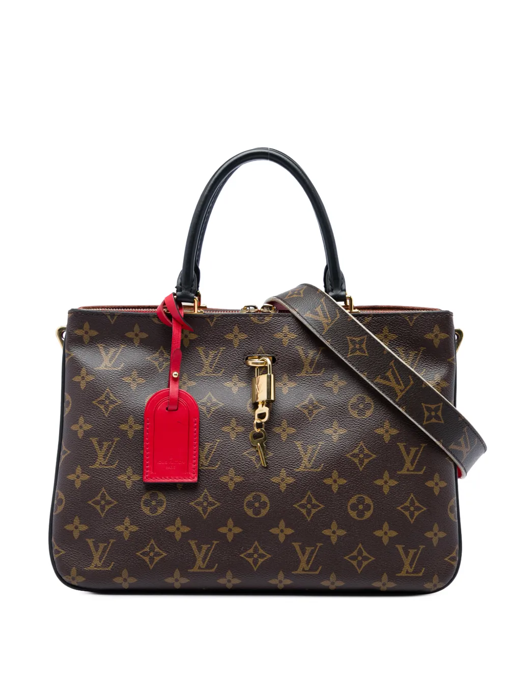 Louis Vuitton Pre-Owned 2018 Monogram Millefeuille satchel - Braun