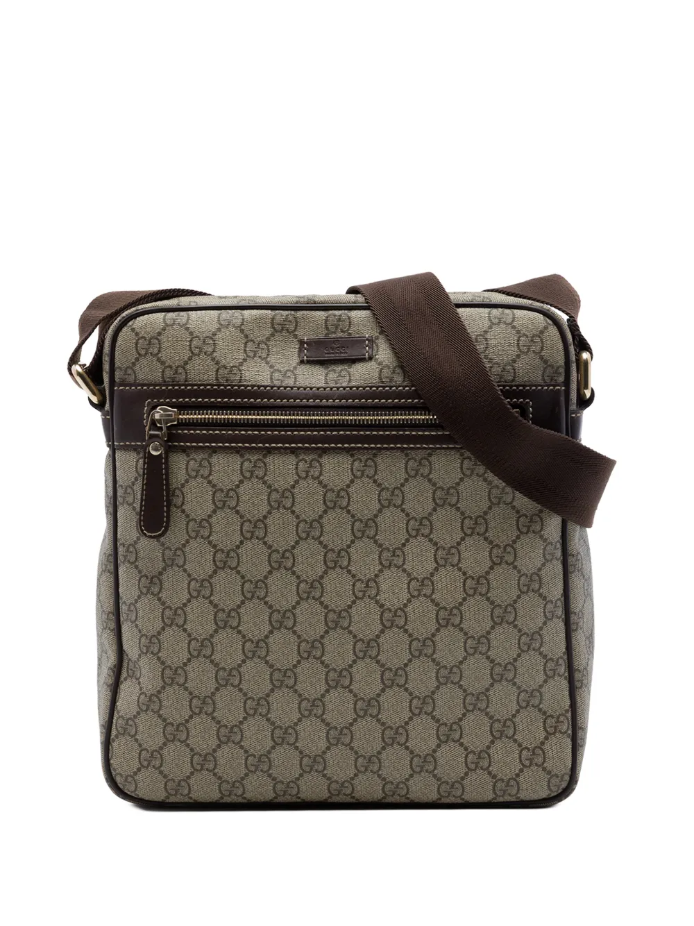 Gucci Pre-Owned 2016-2026 GG Supreme crossbody bag - Toni neutri