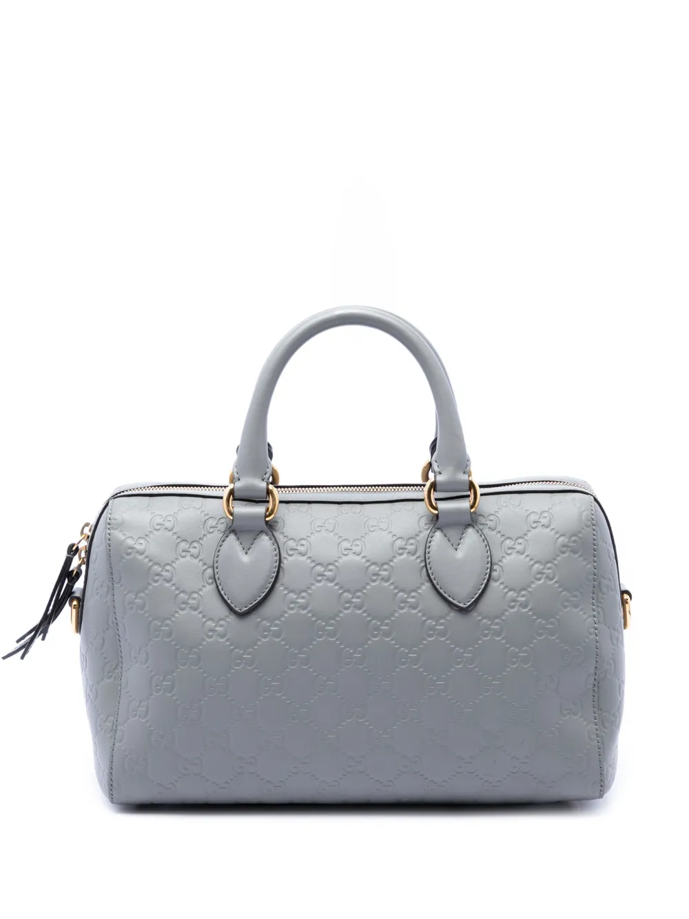 Gucci Pre-Owned 2016-2026 Guccissima Boston Bag satchel - Grigio