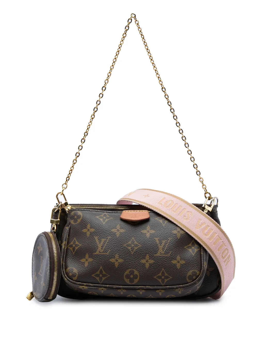 Louis Vuitton Pre-Owned 2020 Monogram Multi Pochette Accessoires satchel - Braun