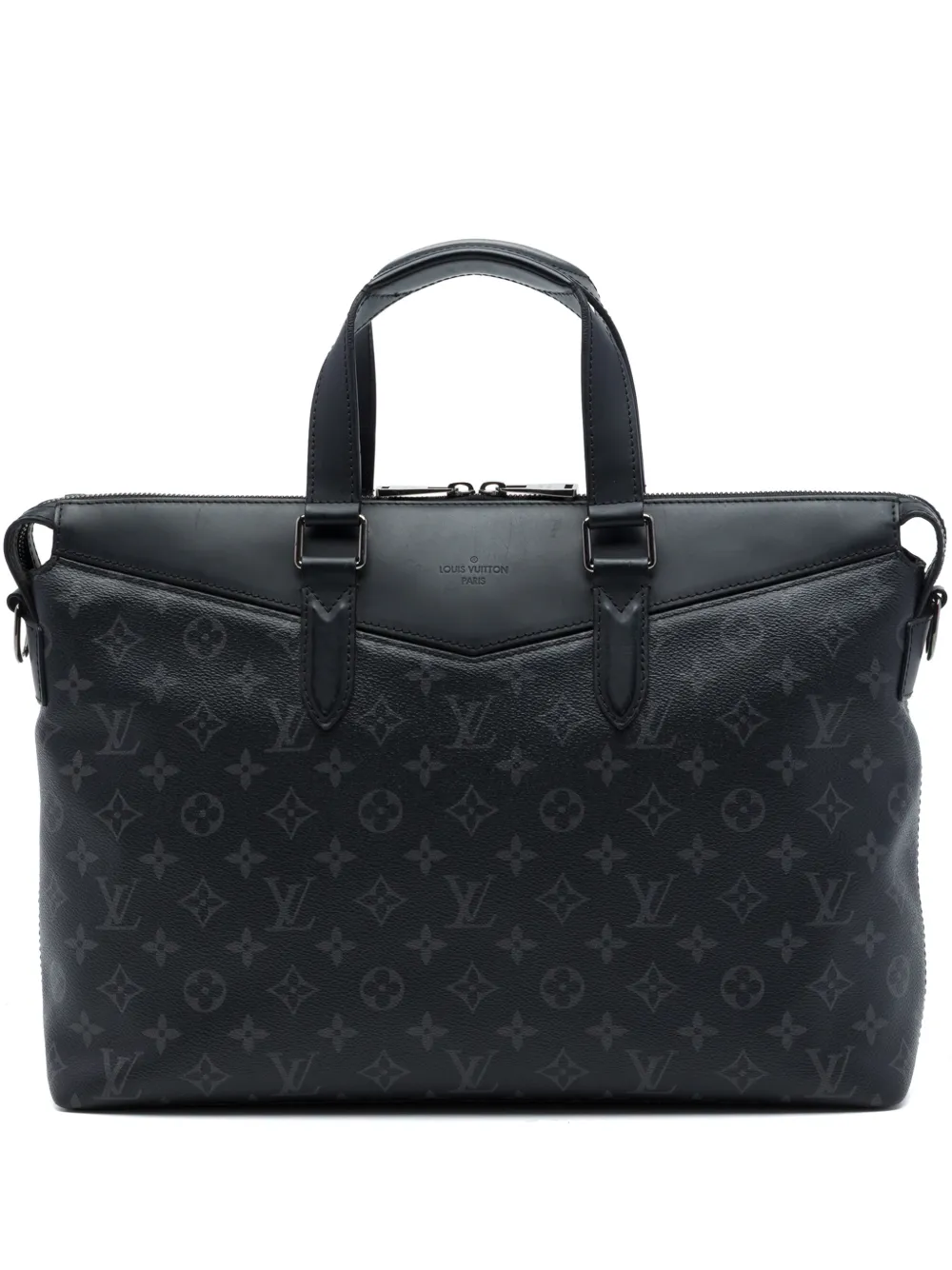 Louis Vuitton Pre-Owned 2017 Monogram Eclipse Explorer business bag - Nero