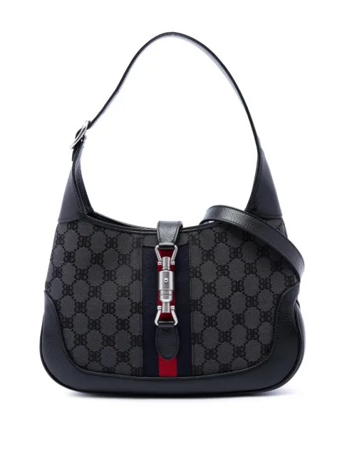Balenciaga Pre-Owned 2021-2023 Gucci The Hacker Project Small BB Canvas Web Jackie 1961 crossbody bag