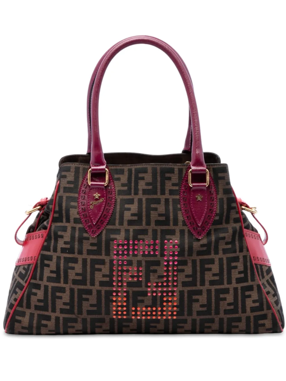 Fendi Pre-Owned 2000-2010 Zucca Canvas Etniko Du Jour handbag - Marrone