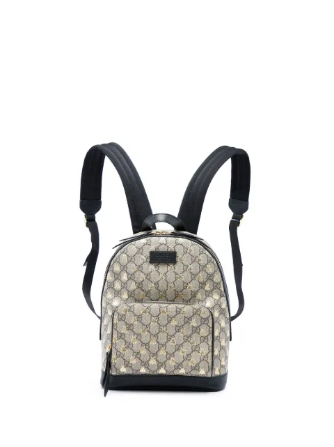 Gucci Pre-Owned 2016-2026 Small GG Supreme Bee backpack