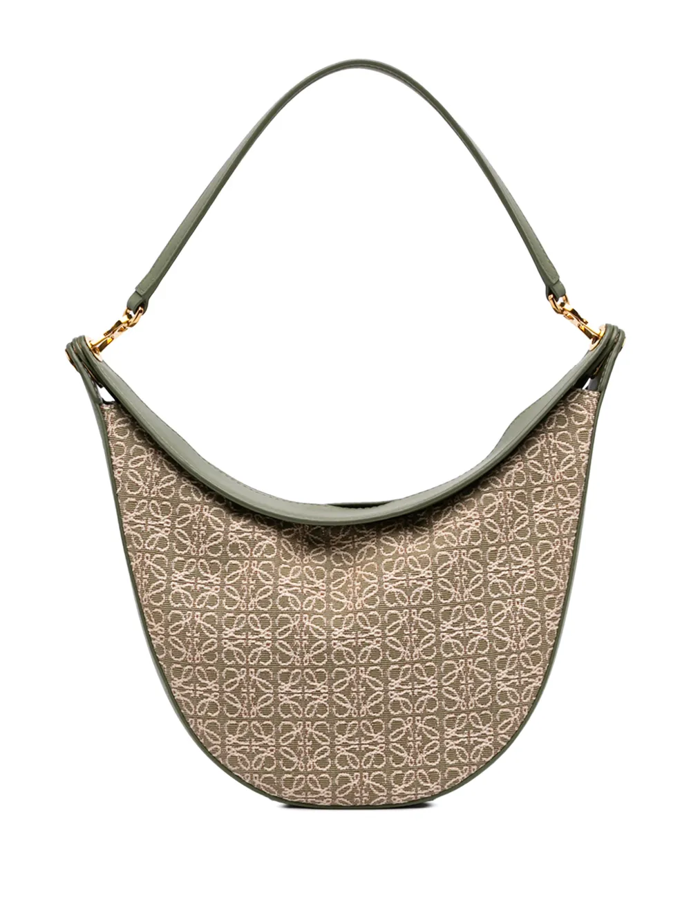 Loewe Pre-Owned 2022 Anagram Canvas Luna hobo bag - Grün