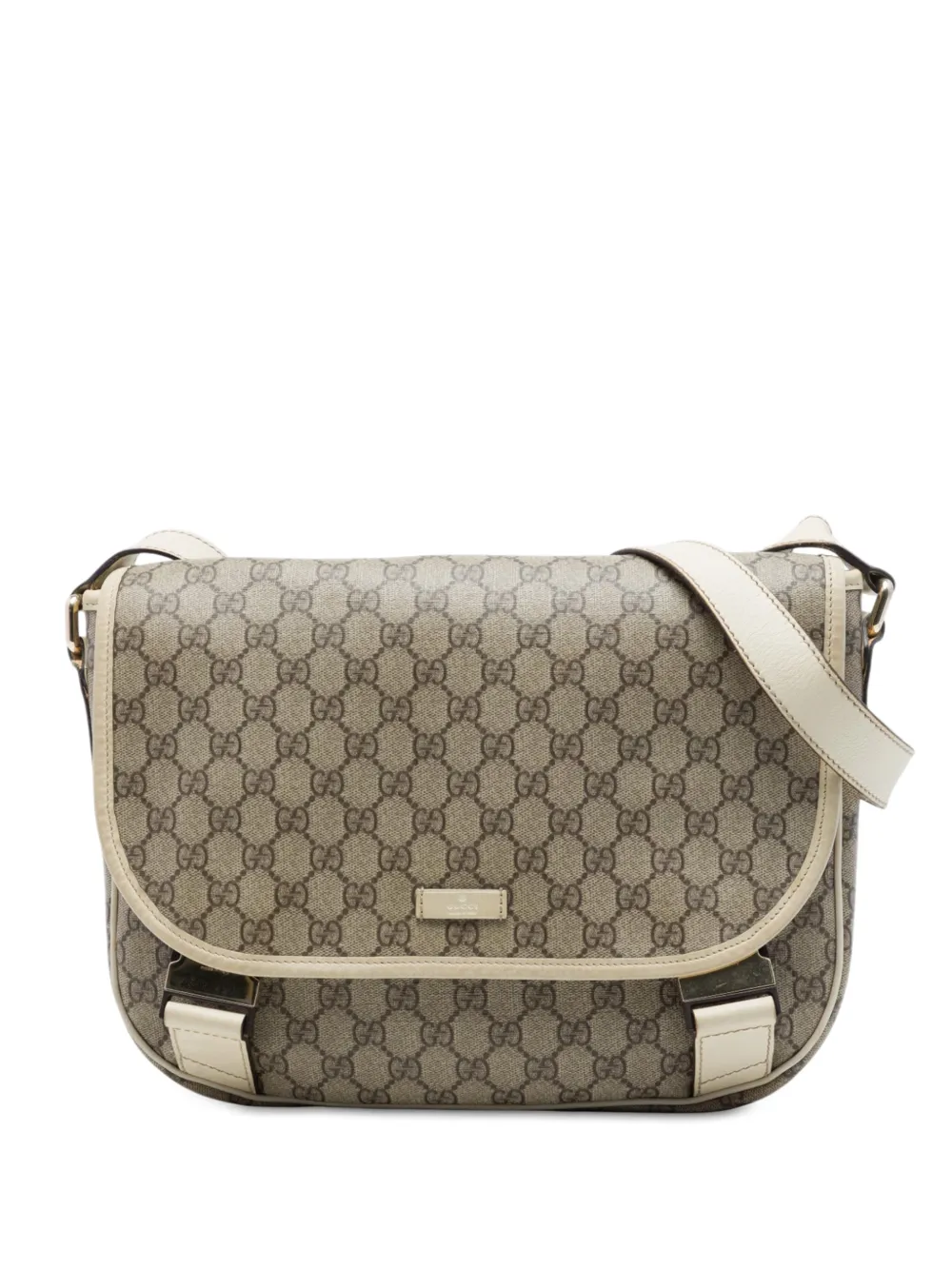 Gucci Pre-Owned 2016-2026 GG Supreme crossbody bag - Toni neutri