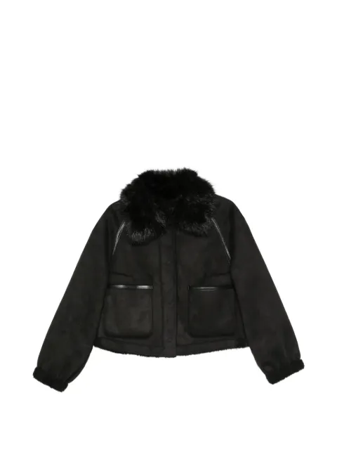 Betta Corradi faux-fur collar cropped jacket