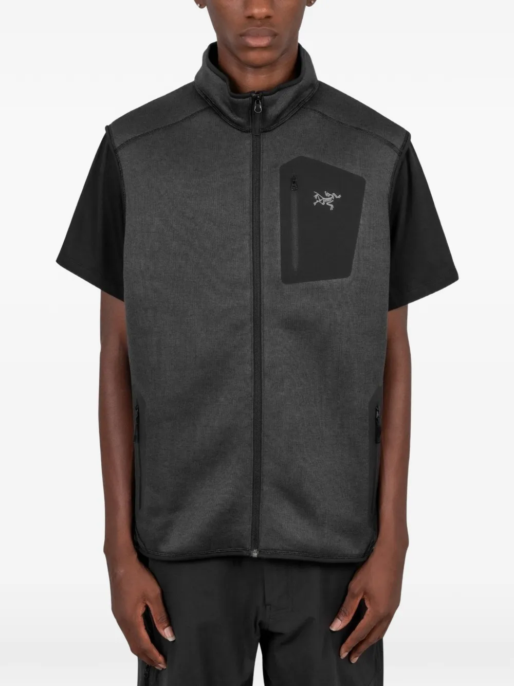 Arc'teryx Covert Zip-up Vest In Black