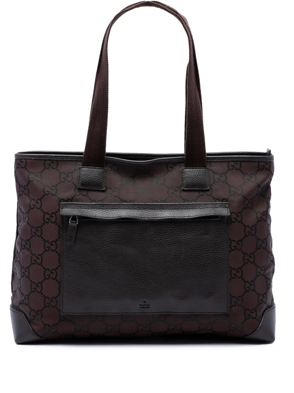 Gucci Pre-Owned 2016-2026 GG Nylon tote bag - Marrone