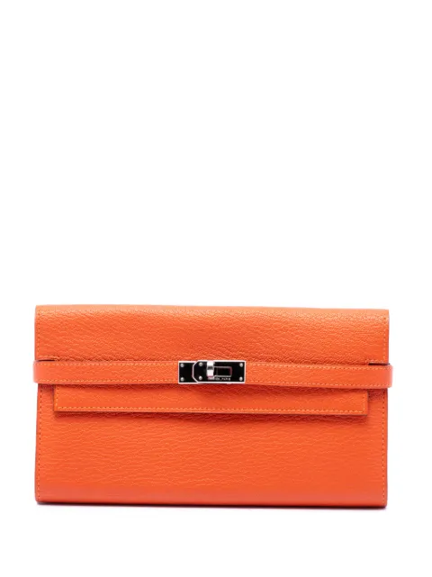 Hermès Pre-Owned cartera larga Chevre Mysore Kelly 2015