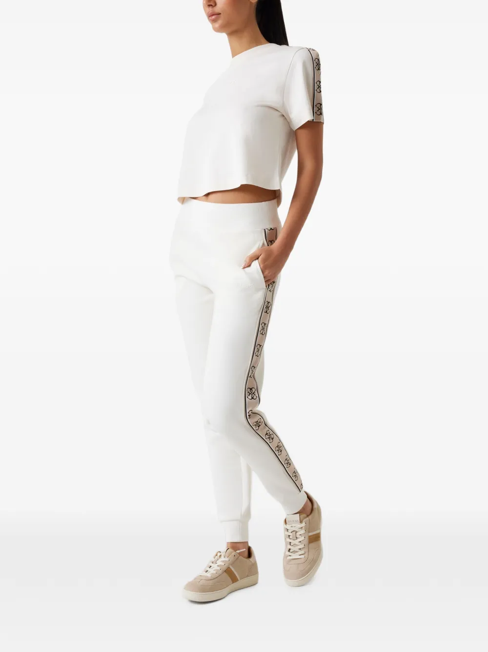 GUESS USA Trainingsbroek met patroon Wit