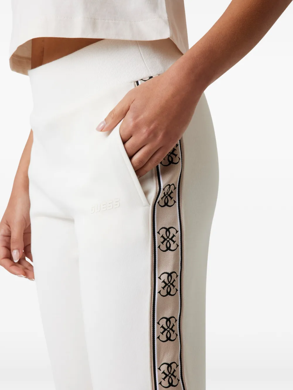 GUESS USA Trainingsbroek met patroon Wit