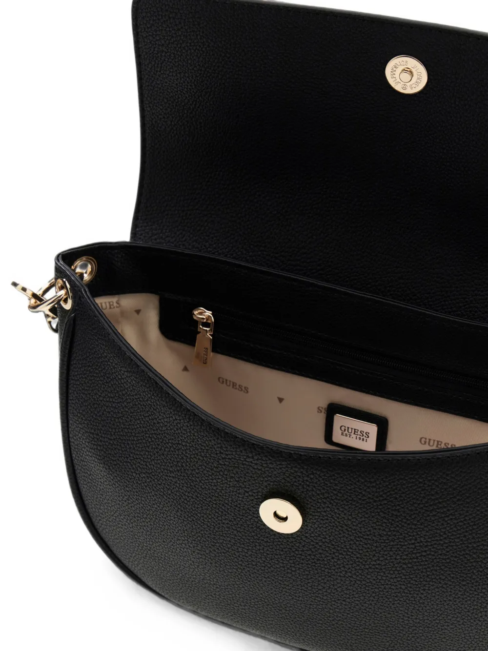 GUESS USA Camelia schoudertas met geknoopt detail Zwart