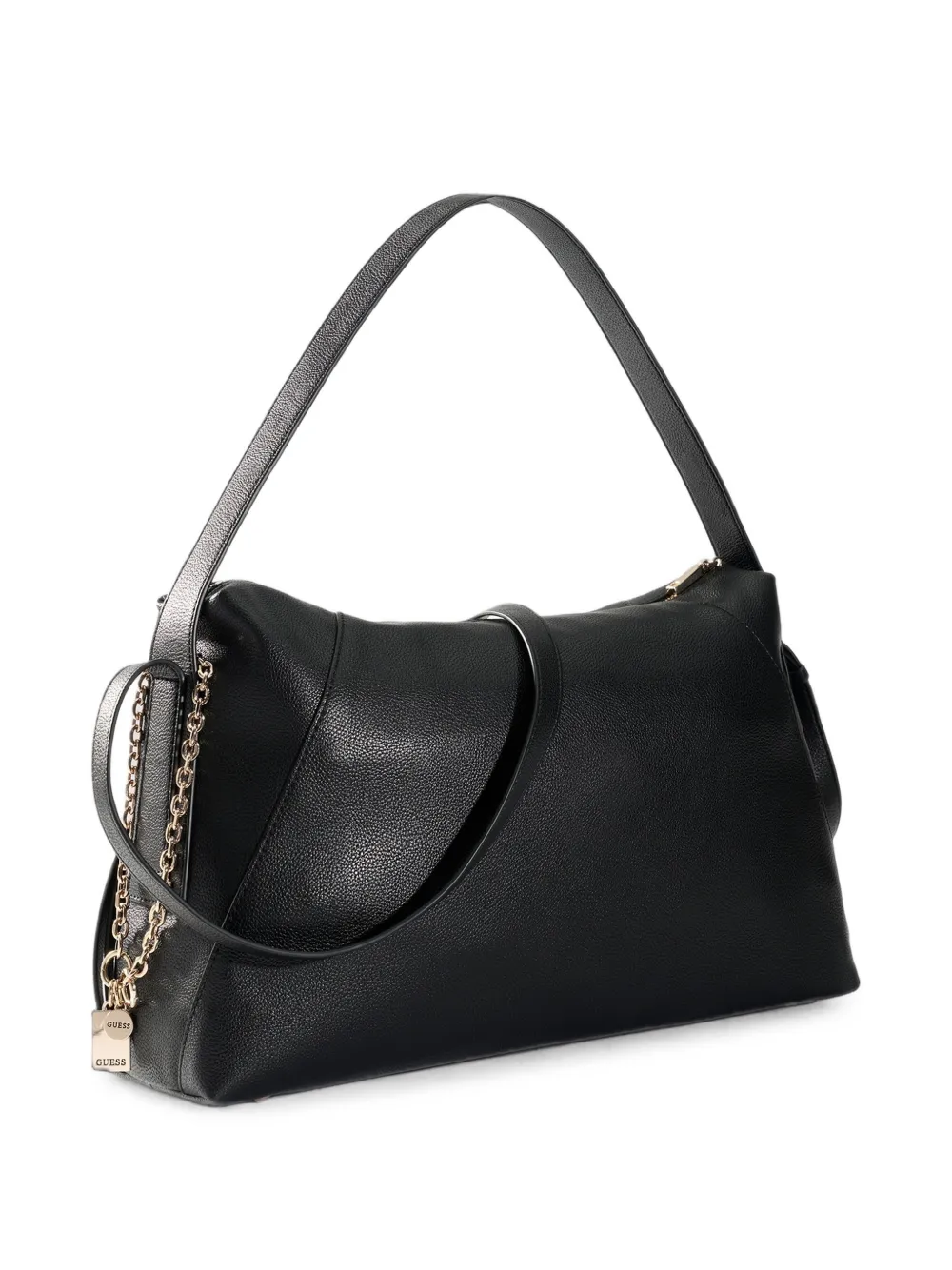 GUESS USA Devon shopper met logo-bedel Zwart