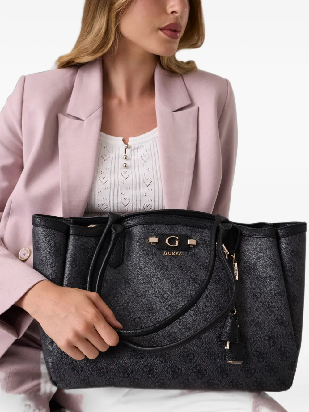 GUESS USA Lindsey shopper Zwart