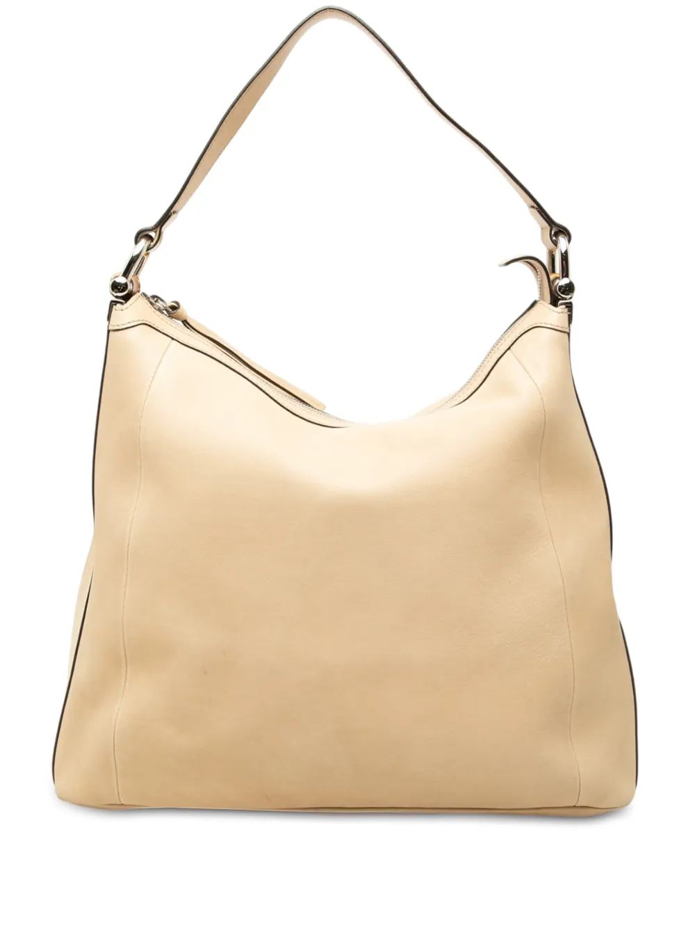Gucci Pre-Owned 2000-2015 Calfskin Bamboo D Ring Hobo shoulder bag - Marrone