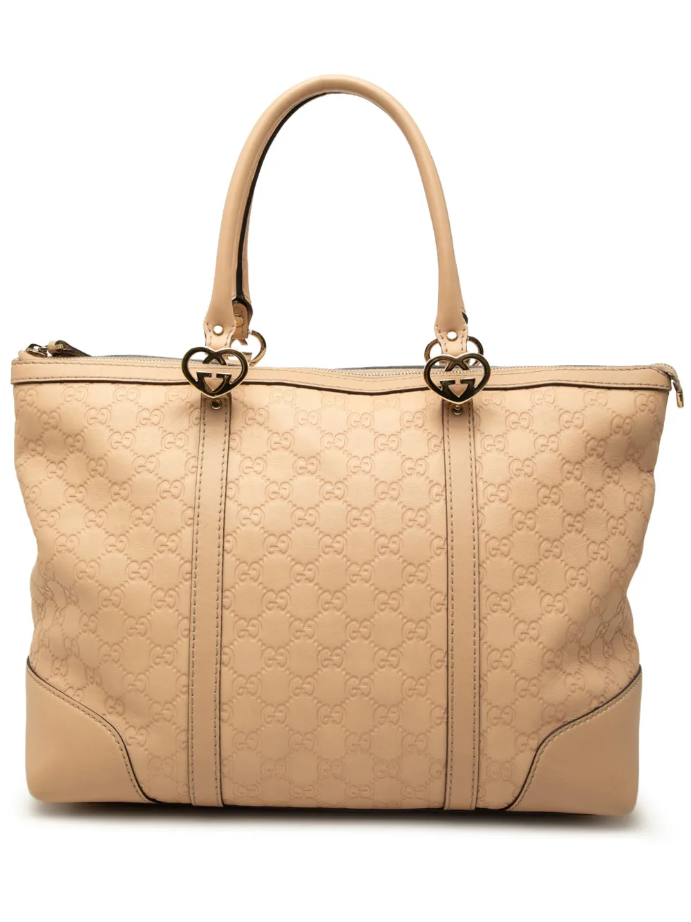 Gucci Pre-Owned 2000-2015 Guccissima Lovely Heart tote bag - Marrone