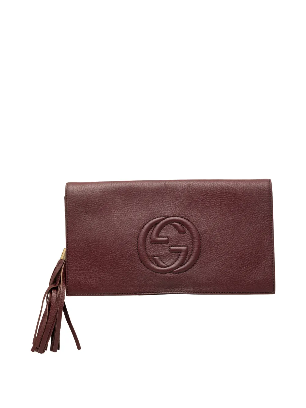 Gucci Pre-Owned 2000-2015 Calfskin Soho Disco clutch bag - Rosso