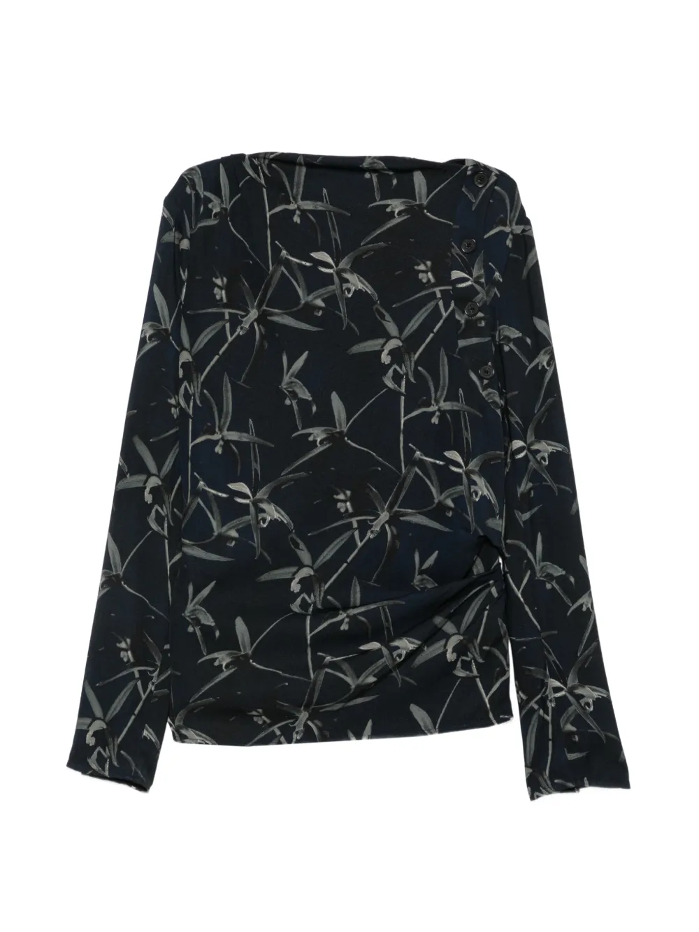 Proenza Schouler floral-print button-detail top