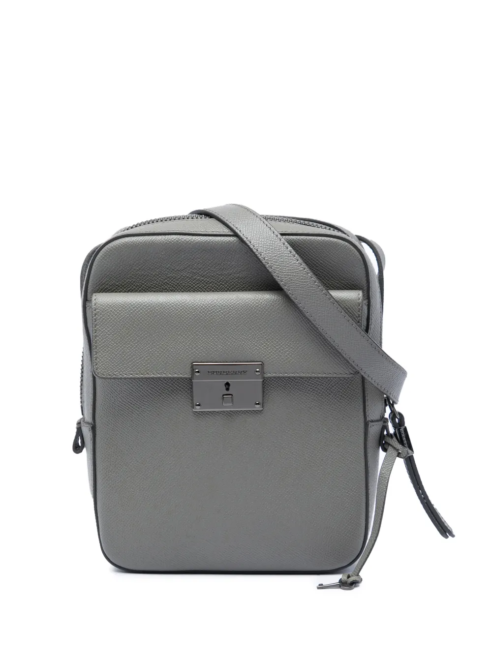 Burberry Pre-Owned Borsa a tracolla Shaldon piccola in pelle di vitello pieno fiore 2000-2017 - Grigio