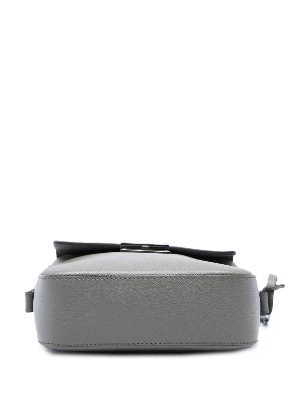 Burberry Pre-Owned 2000-2017 kleine Shaldon crossbodytas van bewerkt kalfsleer Grijs