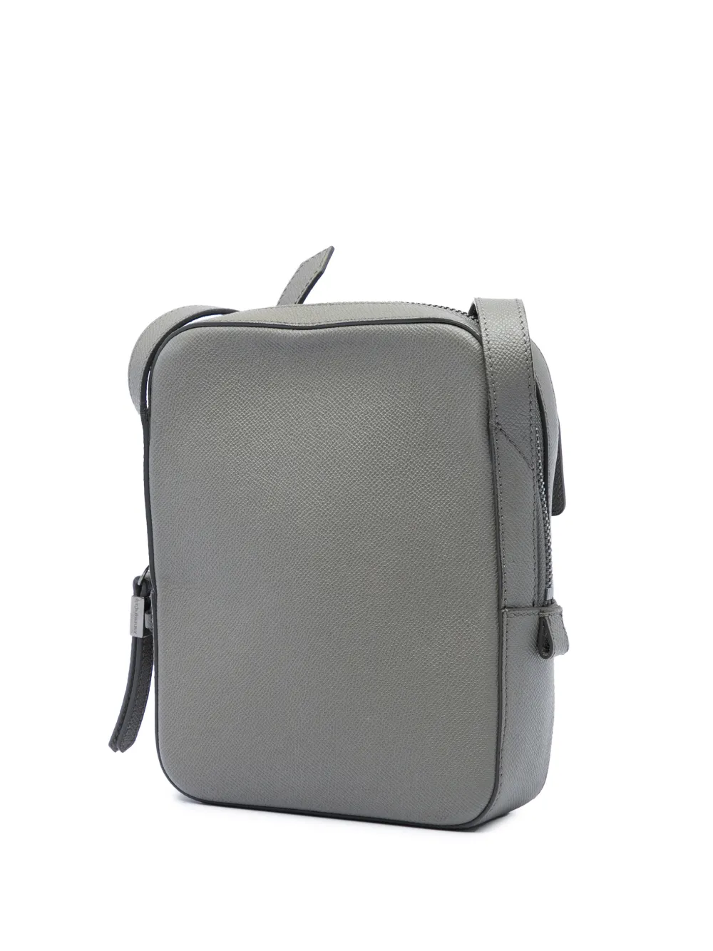 Burberry Pre-Owned 2000-2017 kleine Shaldon crossbodytas van bewerkt kalfsleer Grijs