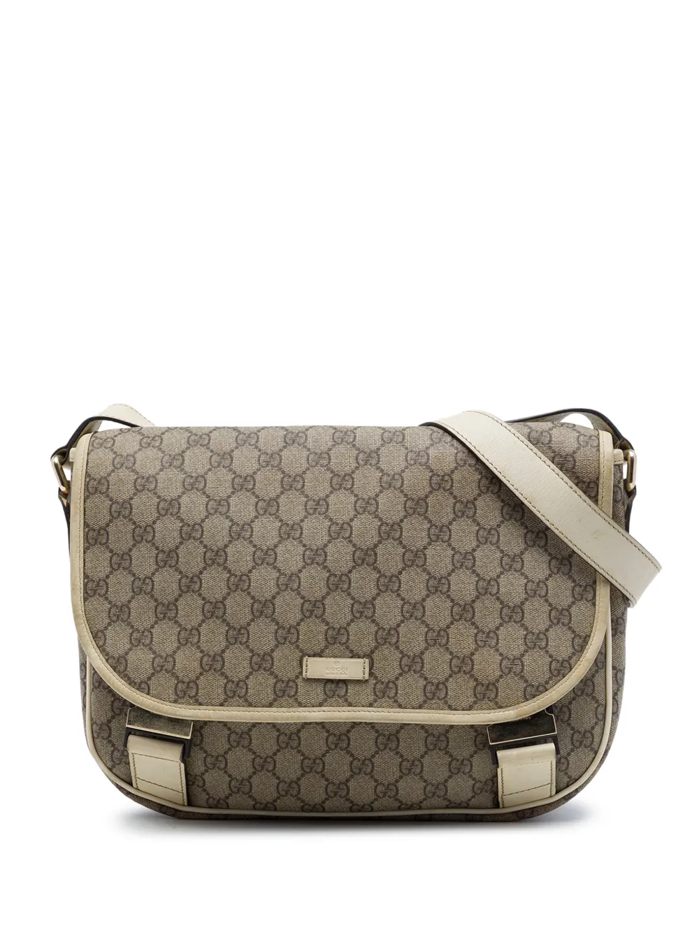 Gucci Pre-Owned 2016-2026 GG Supreme crossbody bag - Toni neutri