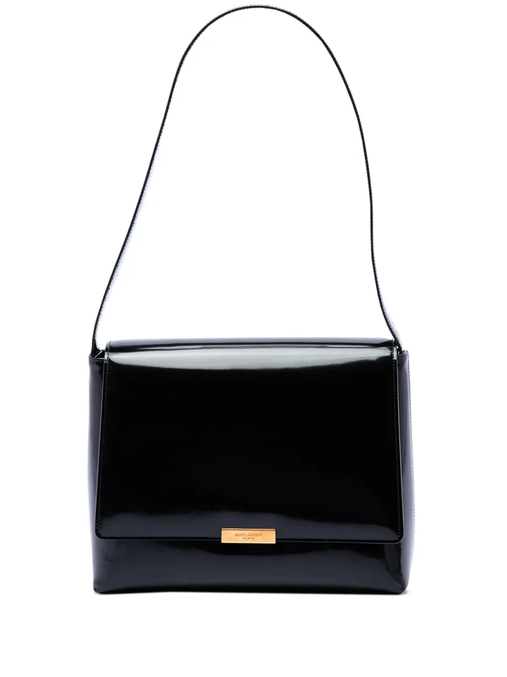 Saint Laurent Pre-Owned 2019 Patent Le 90 shoulder bag - Schwarz