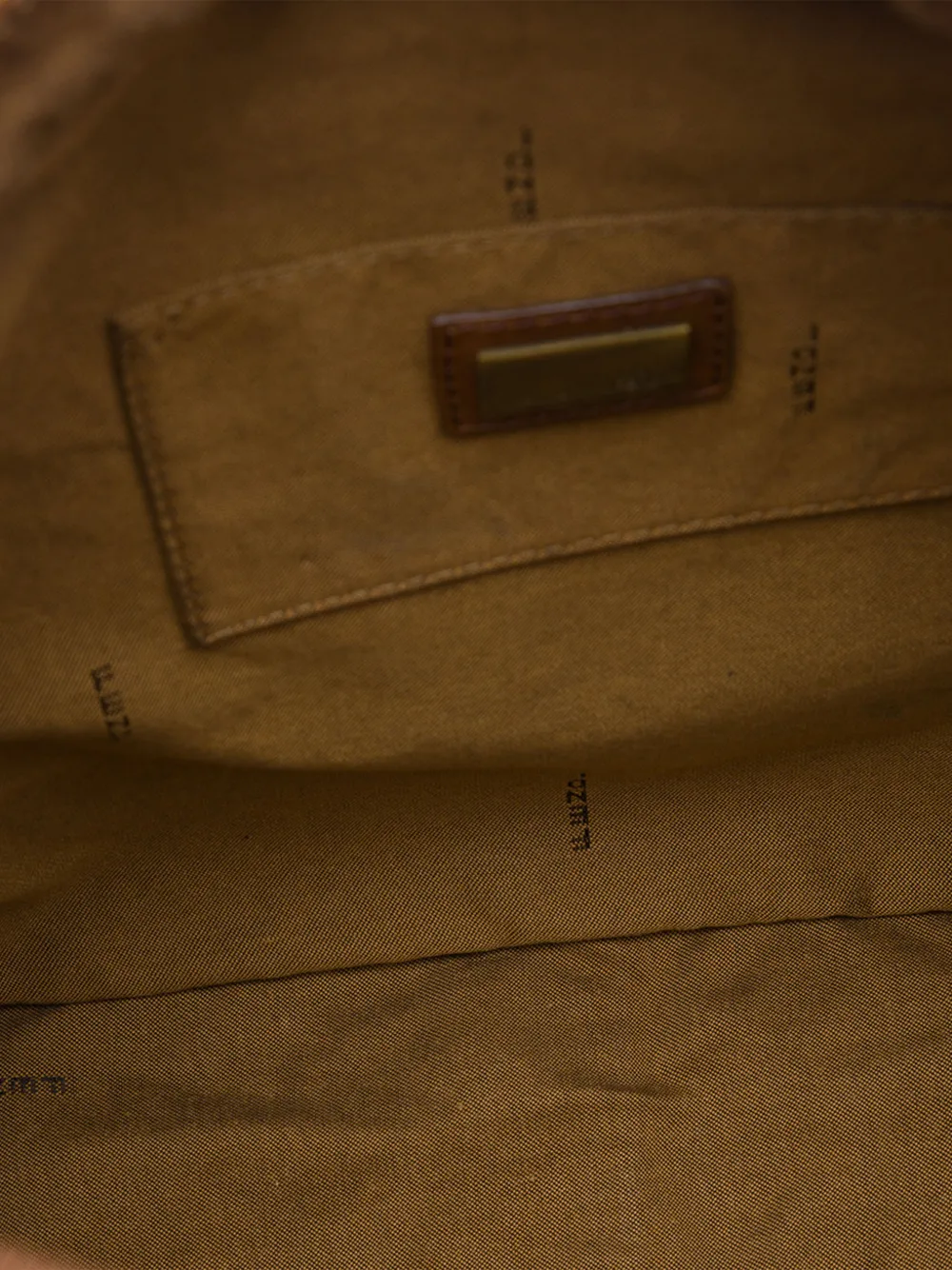 Fendi Pre-Owned 2000-2010 Zucca canvas crossbodytas Bruin
