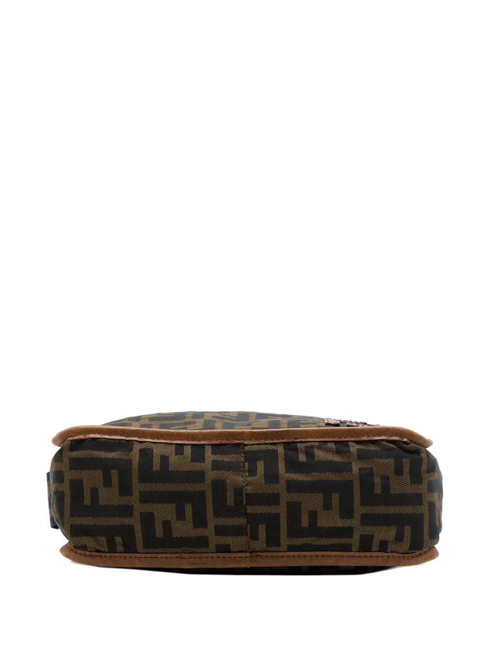 Fendi Pre-Owned 2000-2010 Zucca canvas crossbodytas Bruin