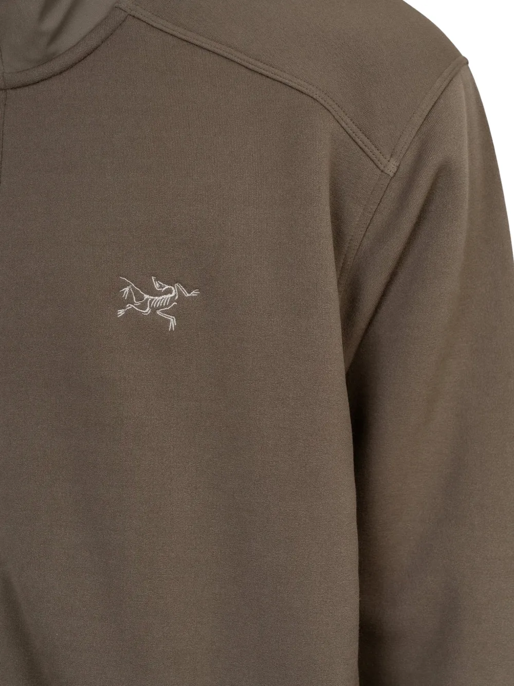 Arc'teryx Kyanite jack met logo en rits Bruin