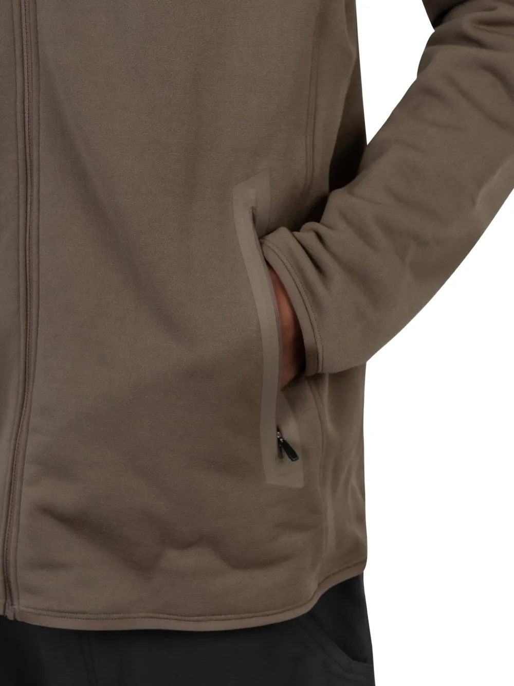Arc'teryx Kyanite jack met logo en rits Bruin