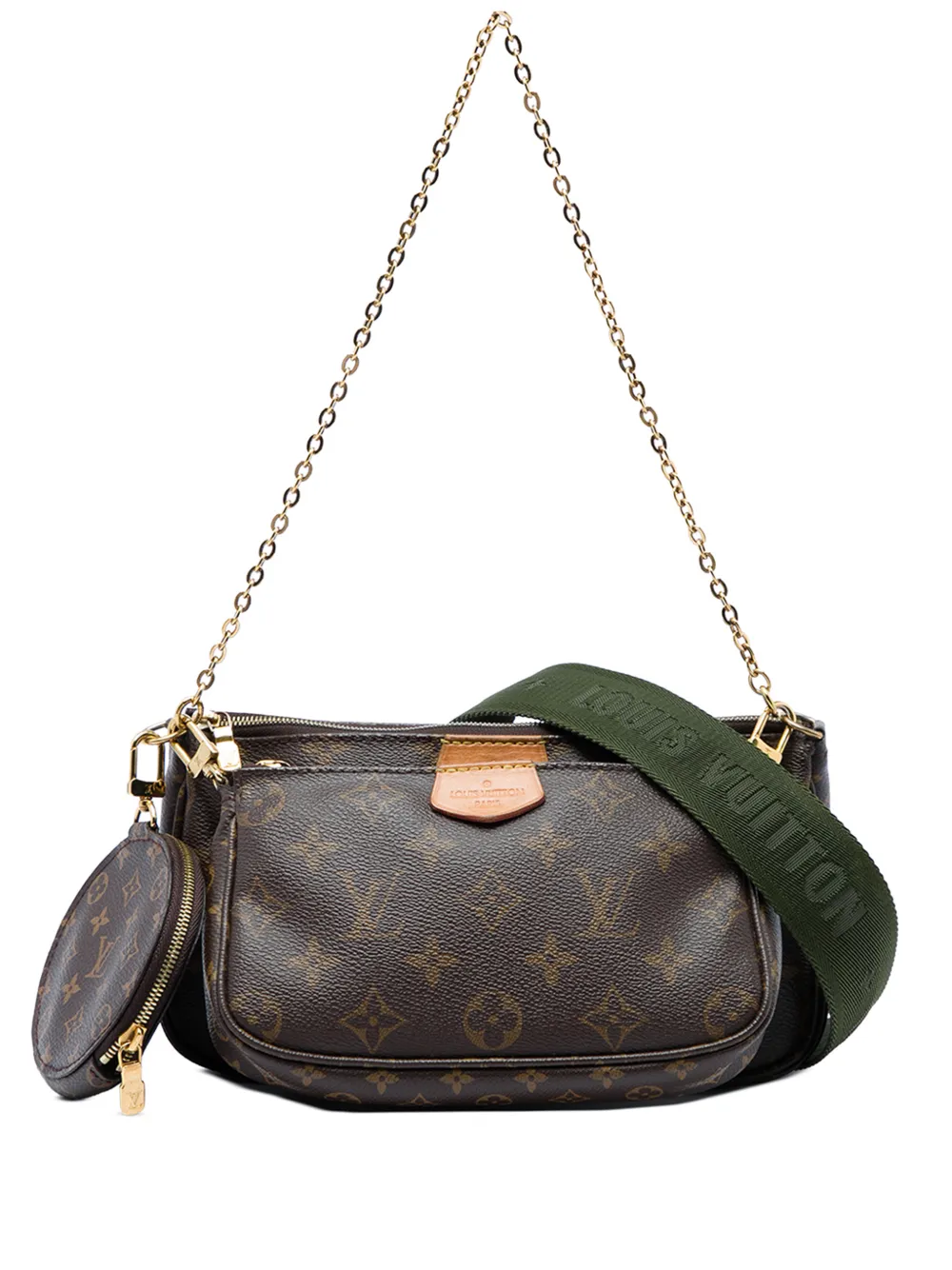 Louis Vuitton Pre-Owned 2020 Monogram Multi Pochette Accessoires satchel - Brown