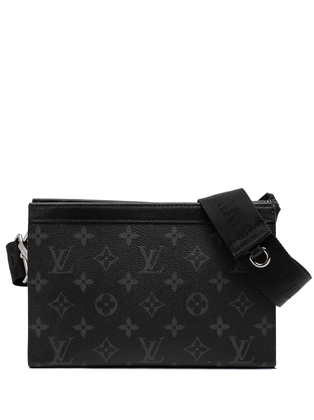 Louis Vuitton Pre-Owned 2021-2026 Monogram Eclipse Gaston Wearable Wallet crossbody bag - Nero