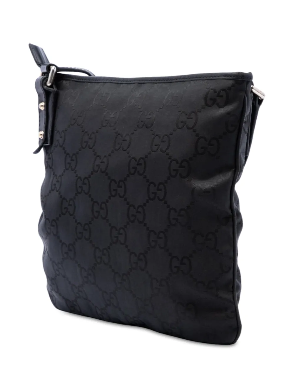 Gucci Pre-Owned 2016-2026 GG Nylon crossbodytas Zwart