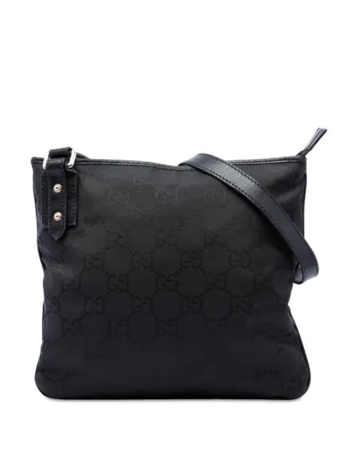 Gucci Pre-Owned bandolera de nylon con logo GG 2016-2026