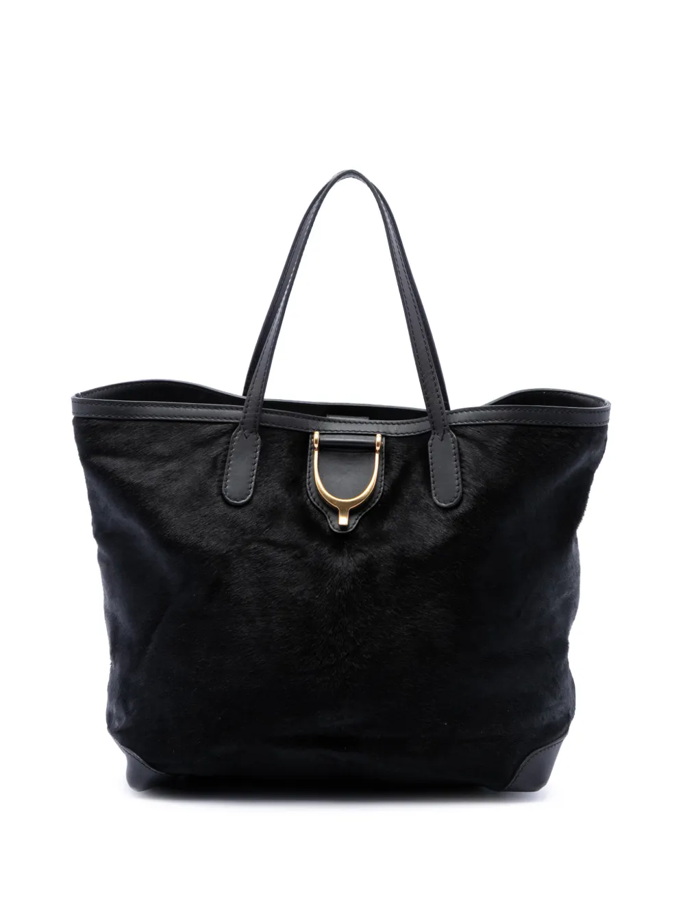 Gucci Pre-Owned Borsa tote in cavallino 2016-2026 - Nero