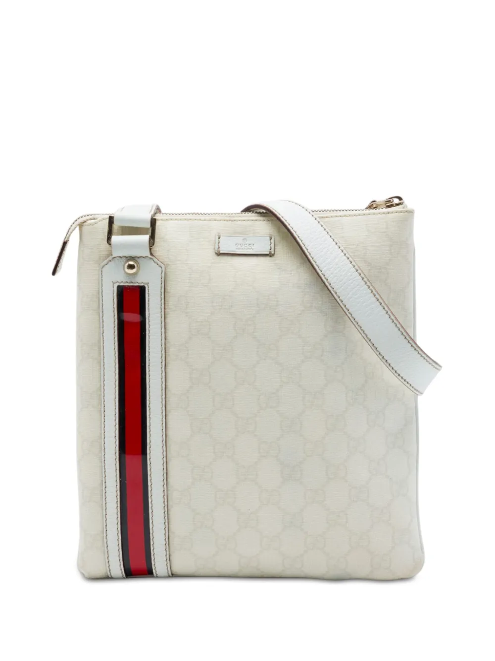 Gucci Pre-Owned 2000-2015 GG Supreme Web crossbody bag - Weiß
