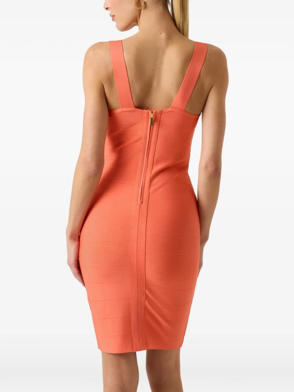 GUESS USA Marciano midi-vestido met bandage Roze