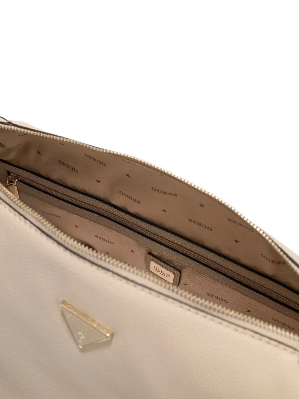 GUESS USA Devon schoudertas Beige