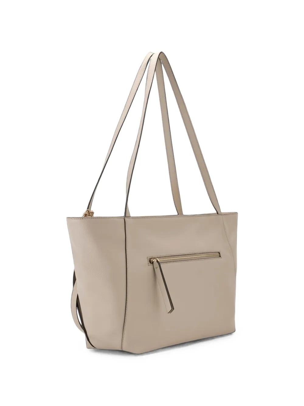 GUESS USA Devon shopper met logoplakkaat Beige