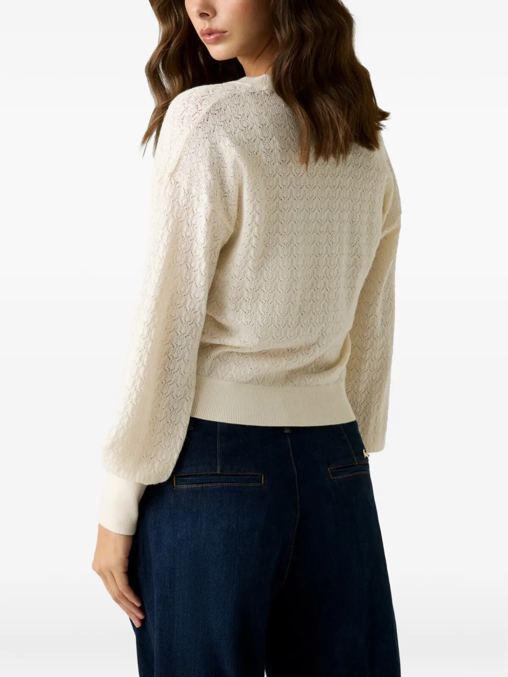 GUESS USA Nina vest verfraaid met kristallen Wit