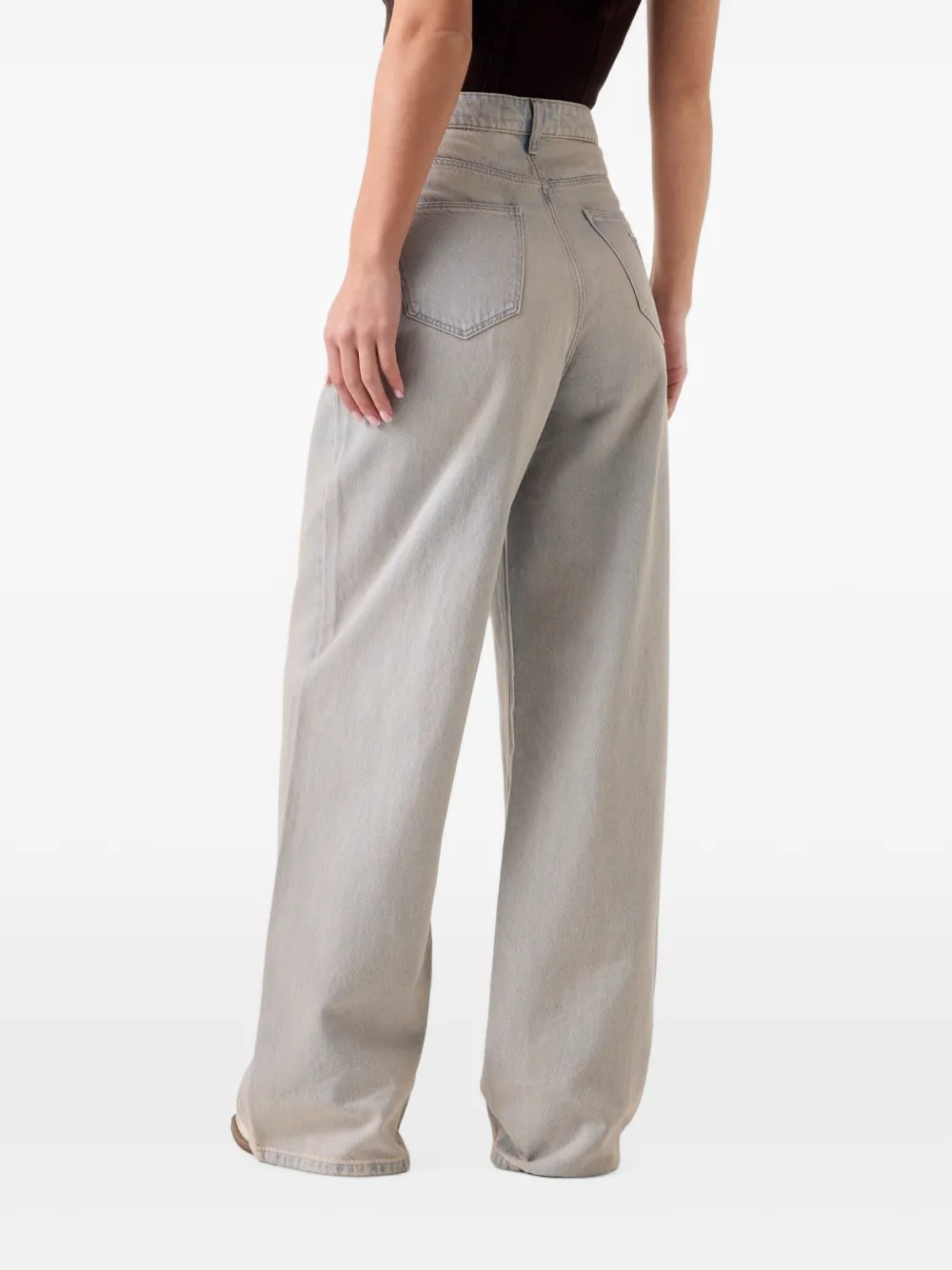 GUESS USA Gina jeans met asymmetrische taille Blauw