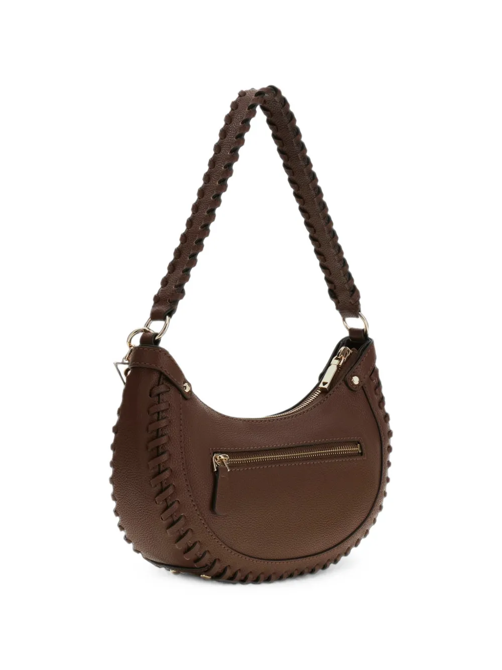 GUESS USA Petra schoudertas met stikselafwerking Bruin