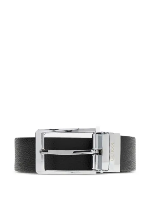 GUESS USA reversible grained-effect belt