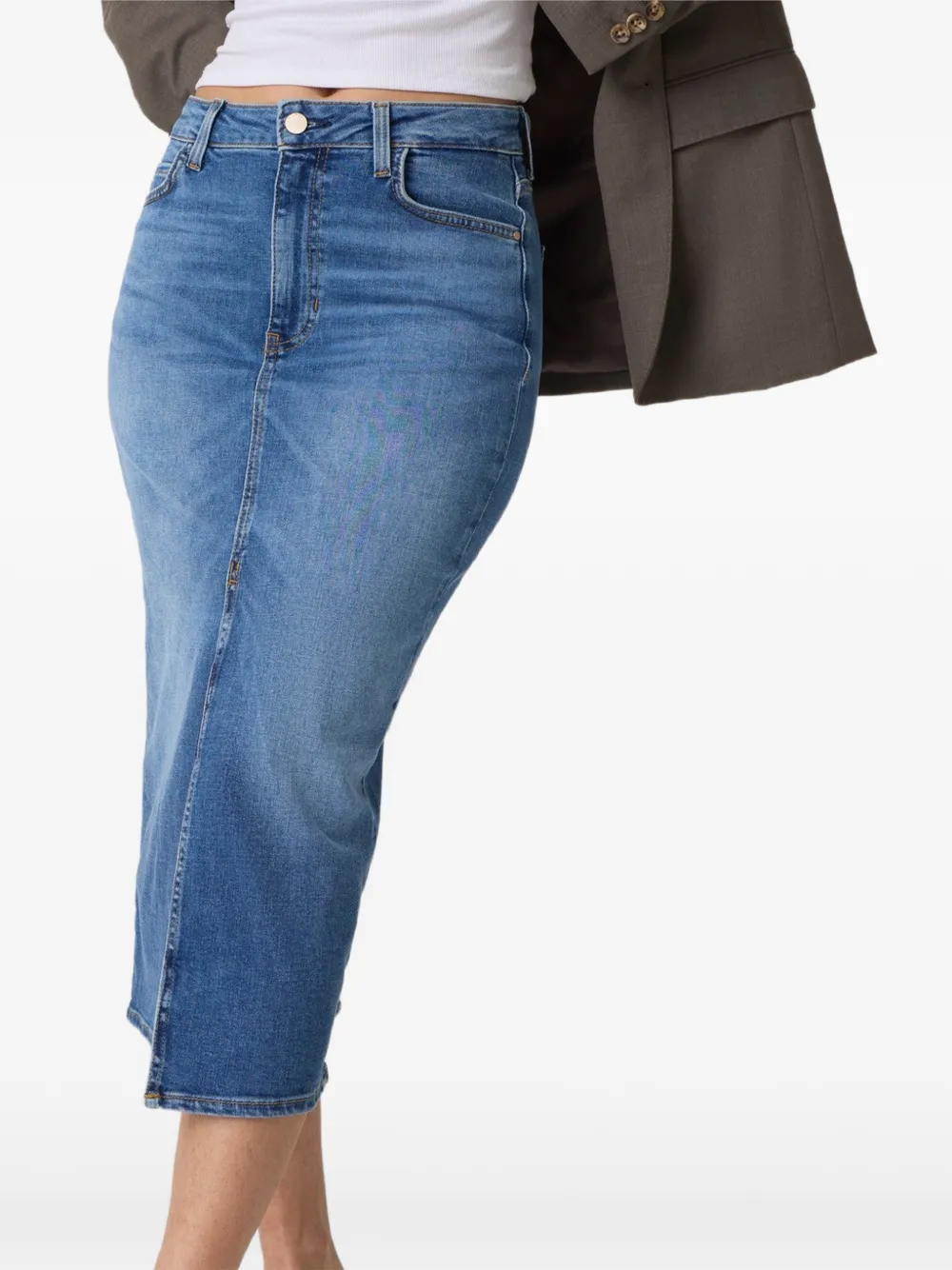 GUESS USA Mila midi-rok Blauw