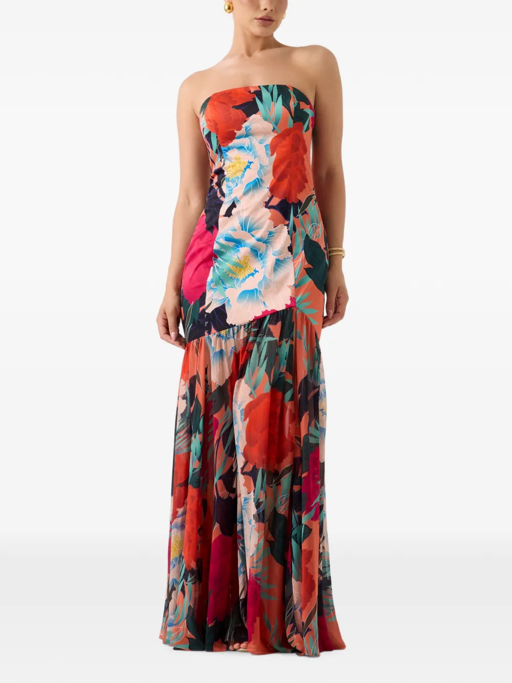 MARCIANO by GUESS Strapless maxi-jurk Oranje