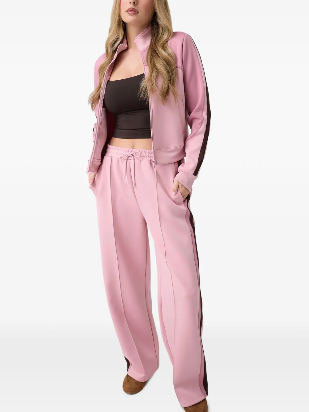GUESS USA Talitha trainingsbroek met zijstreep Roze