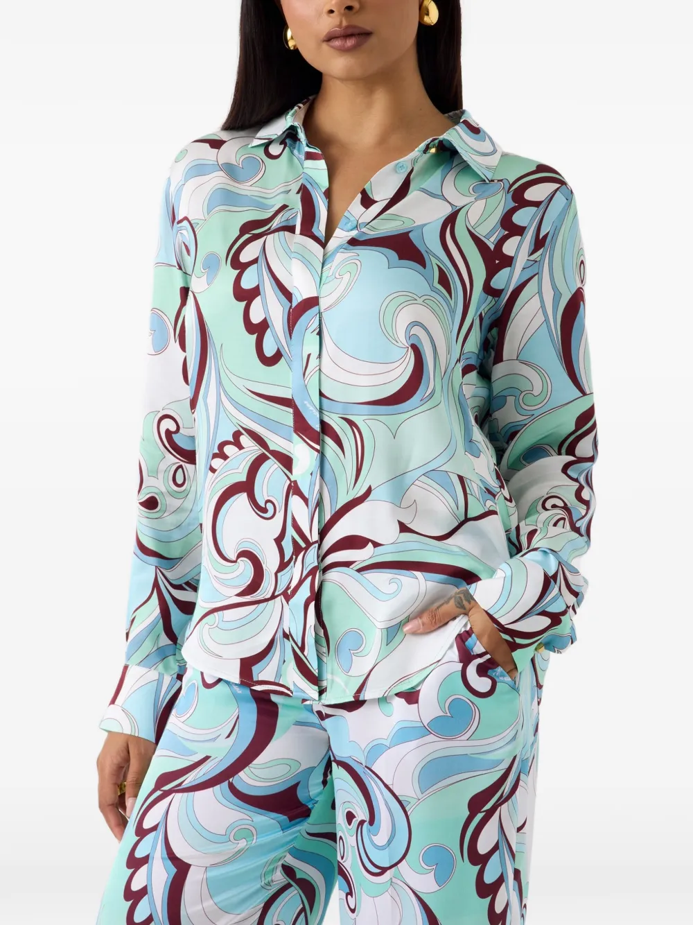 MARCIANO by GUESS swirl-print shirt