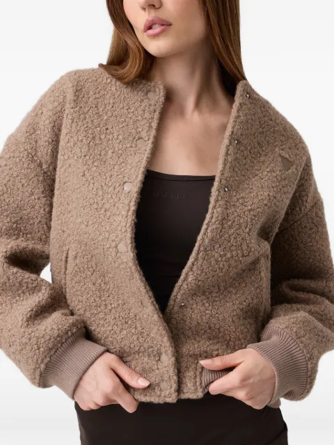 GUESS USA chamarra de lana artificial
